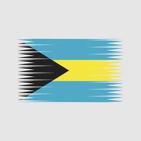 Bahama's vlag vector. nationale vlag vector