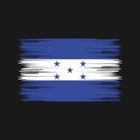 honduras vlag borstel. nationale vlag vector