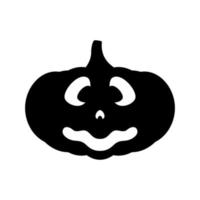 halloween pompoen geïsoleerd Aan wit achtergrond vector