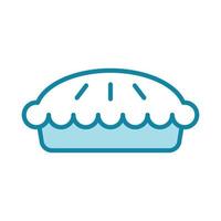 taart icoon vector ontwerp sjabloon