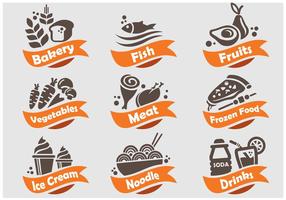 Eten en Drinken Winkel Icon vector