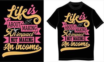 motivatie tshirt ontwerp vector