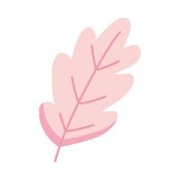 roze ecologie blad vector