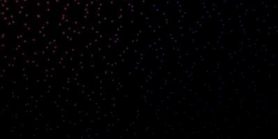 donkerpaarse vectorlay-out met heldere sterren. vector