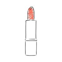 lippenstift vector schetsen