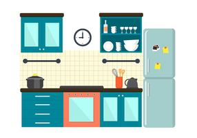 Gratis Keuken Illustratie vector