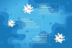 covid-19 pandemische achtergrond vector