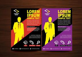 Vector Brochure Flyer ontwerp Lay-out sjabloon in A4 formaat