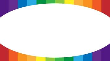 esthetisch schattig kleurrijk regenboog abstract ronde kader minimaal met tekst ruimte behang illustratie, perfect voor behang, achtergrond, ansichtkaart, achtergrond, en banier vector