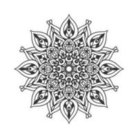 etnisch mandala rond ornamentpatroon vector