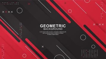 geometrische vormachtergrond met modern design vector