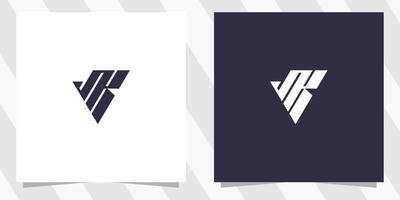 brief jk kj logo ontwerp vector