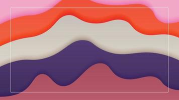 abstract kleurrijk papercut achtergrond. papier kunst vector illustratie