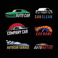 auto-logo ontwerp vector