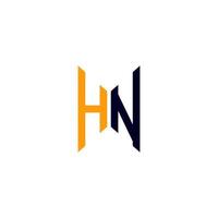 hn brief logo creatief ontwerp met vector grafisch, hn gemakkelijk en modern logo.