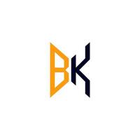 bk brief logo creatief ontwerp met vector grafisch, bk gemakkelijk en modern logo.