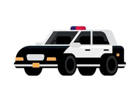Politie auto vervoer vector
