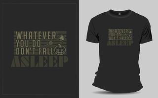 eng halloween t-shirt ontwerp v2 vector