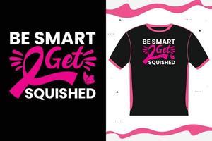 borst kanker bewustzijn t-shirt ontwerp belettering vector