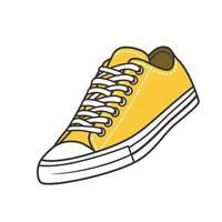 sportschoenen schoenen vector illustratie met kleur