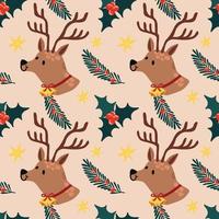 schattig Kerstmis items naadloos ontwerp voor omhulsel papier vector