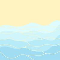 abstract donker taling achtergrond met licht Golf. wazig turkoois water achtergrond. vector illustratie voor uw grafisch ontwerp, banier, behang of poster