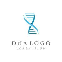 logo ontwerp sjabloon dna elementen. bio techniek, dna mensen, bio dna, dna spiralen. logos kan worden voor wetenschap, apotheek en medisch. vector