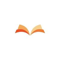 vleugel boek kleur logo ontwerp vector