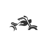 motorfiets icoon logo ontwerp vector