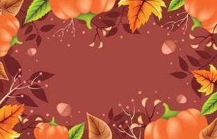 Thanksgiving achtergrond sjabloon vector