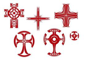 religieus kruisen, Christendom religie vector