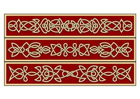 keltisch tribal ornamenten vector