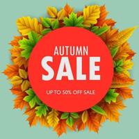 herfst uitverkoop banners vector