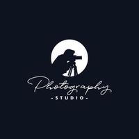 fotograaf logo ontwerp vector inspiratie