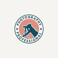 fotograaf logo ontwerp vector inspiratie