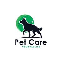 huisdieren zorg logo sjabloon ontwerp vector