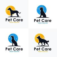 huisdier winkel logo ontwerp voorraad illustraties vector