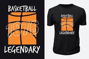 basketbal t overhemd ontwerp vector