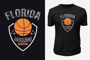 basketbal t overhemd ontwerp vector