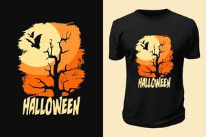 halloween dag t overhemd ontwerp vector