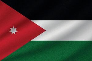 nationale vlag van Jordanië vector