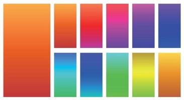 kleurrijk vector illustratie van abstract hellingen reeks