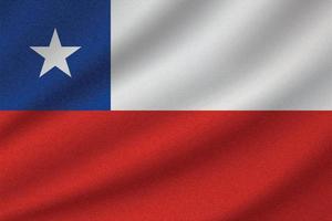 nationale vlag van chili vector