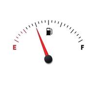 brandstof peilen meter . vector