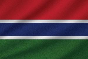 nationale vlag van gambia vector