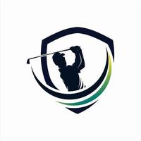 golf sport logo sjabloon ontwerp vector