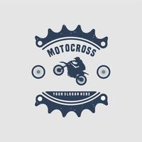 extreem motorcross sport logo ontwerp sjabloon vector