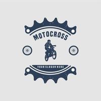 extreem motorcross sport logo ontwerp sjabloon vector