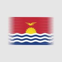 kiribati vlag vector. nationale vlag vector