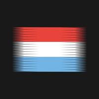 Luxemburgse vlag vector. nationale vlag vector